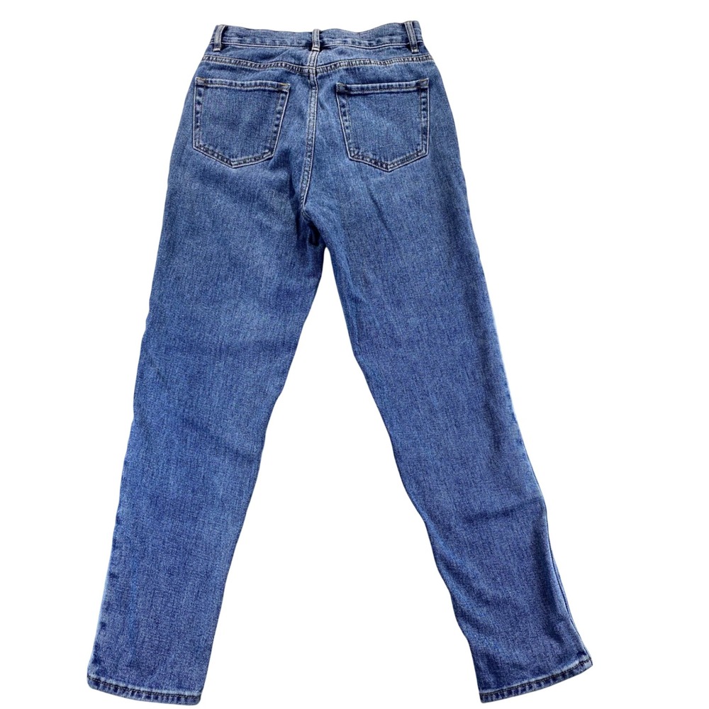 PAC SUN Ultra High Rise Mom Jeans Patchwork Denim Jeans Women‎ Size 25 Blue - Picture 11 of 11
